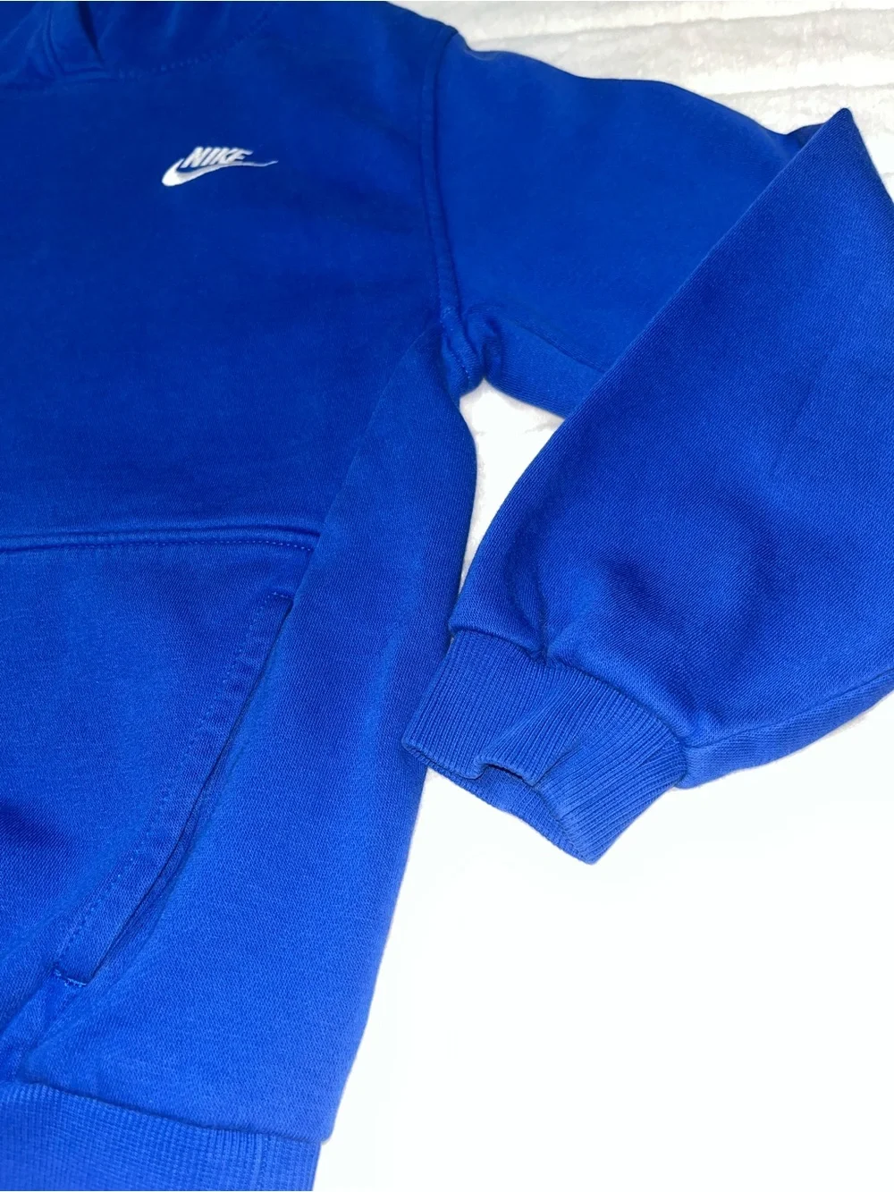 Nike Royal Blue Pullover Hoodie - Kids